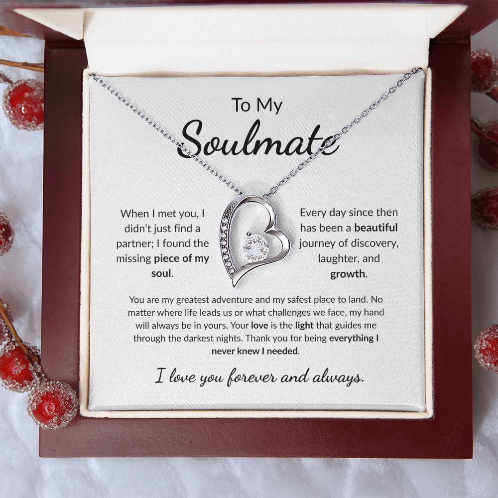 To my Soulmate | The Missing Piece of my Soul | Forever Love Necklace