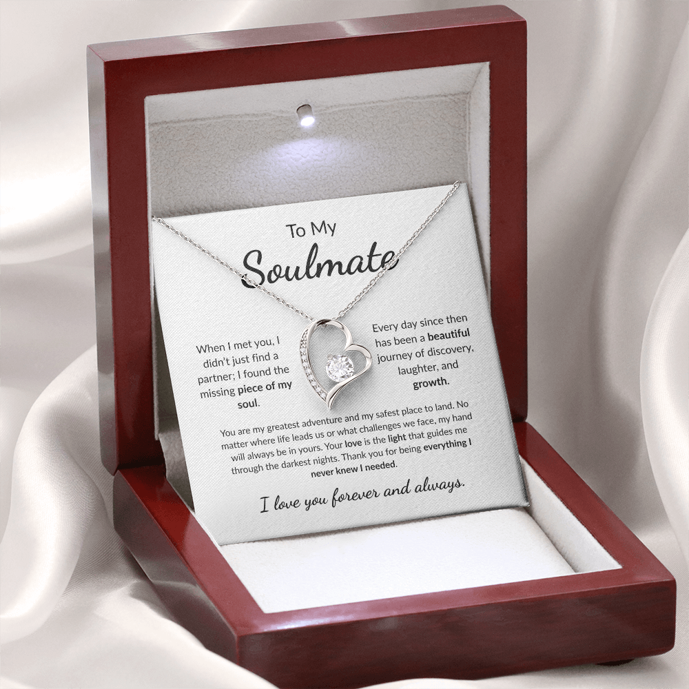 To my Soulmate | The Missing Piece of my Soul | Forever Love Necklace