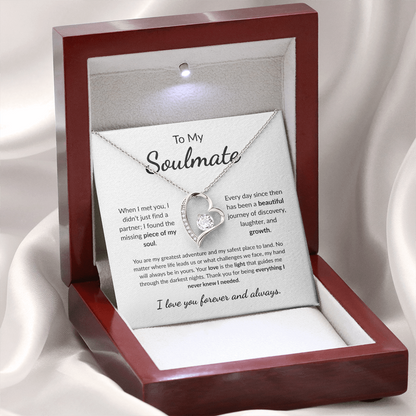 To my Soulmate | The Missing Piece of my Soul | Forever Love Necklace