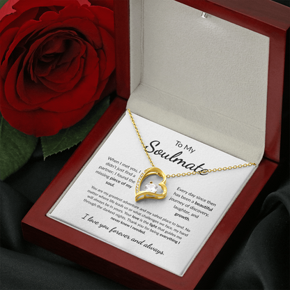 To my Soulmate | The Missing Piece of my Soul | Forever Love Necklace