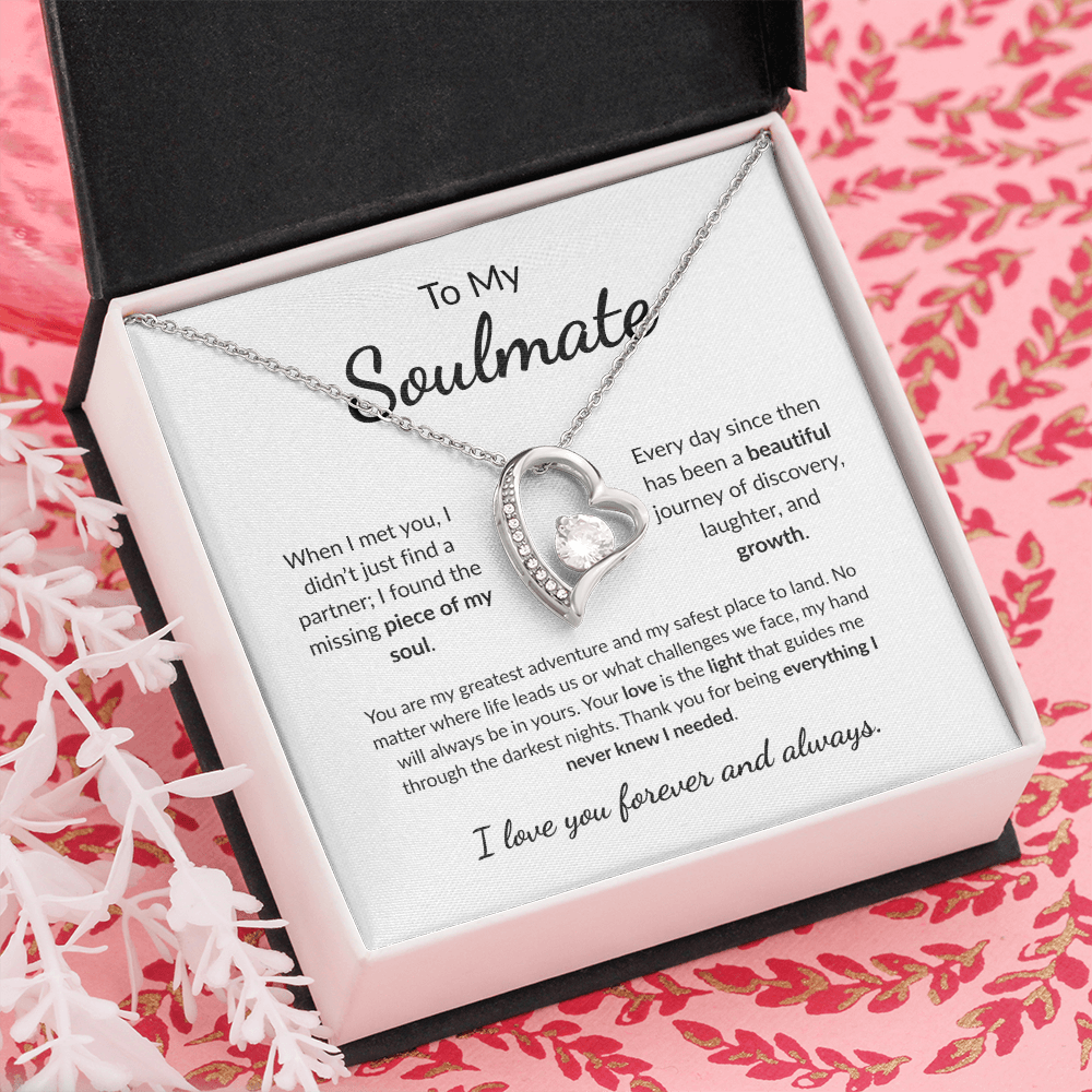 To my Soulmate | The Missing Piece of my Soul | Forever Love Necklace