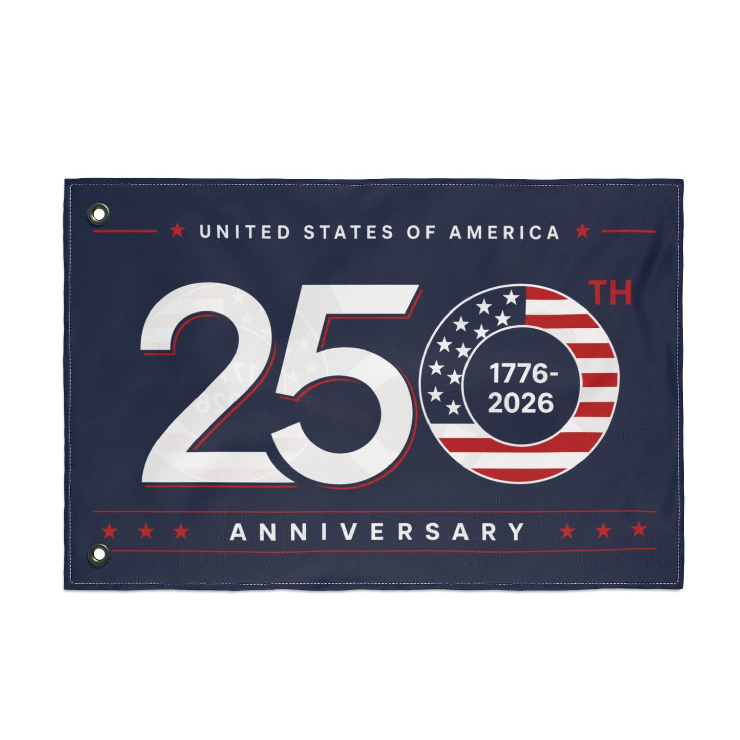 America 250th Anniversary Double-Sided Flag | Patriotic USA 1776-2026 Celebration Flag