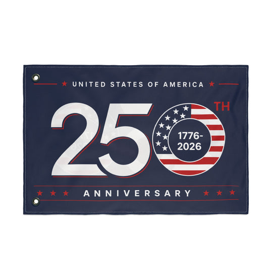 America 250th Anniversary Double-Sided Flag | Patriotic USA 1776-2026 Celebration Flag