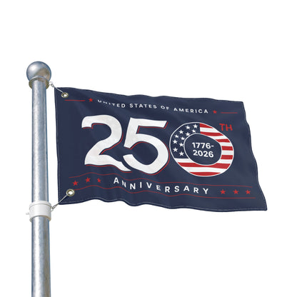 America 250th Anniversary Double-Sided Flag | Patriotic USA 1776-2026 Celebration Flag