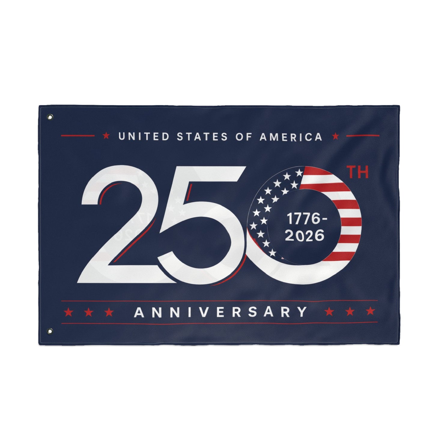 America 250th Anniversary Double-Sided Flag | Patriotic USA 1776-2026 Celebration Flag